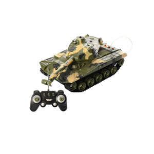 اسباب بازی ماشین کنترلی شارژی تانک سبز Remote Control BATTLE TANK مقیاس 1:32_اسباب بازی ماشین کنترلی